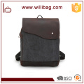 Factories Sale Genuine Leather Shoulder Bags For Man Canvas Messenger Bags